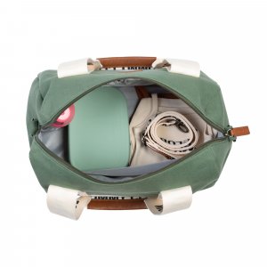 Sac à langer mommy club signature canvas vert Childhome