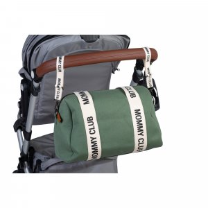 Sac à langer mommy club signature canvas vert Childhome