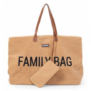 Sac à langer family bag teddy beige Childhome