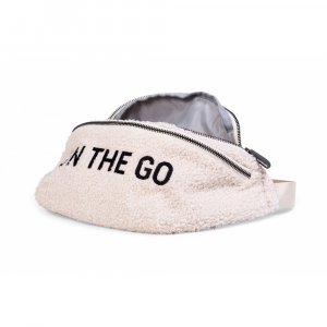 Sac banane on the go teddy écru Childhome