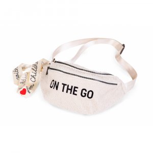 Sac banane on the go teddy écru Childhome