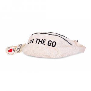 Sac banane on the go teddy écru Childhome