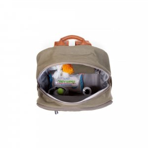Sac à dos à langer daddy bag canvas kaki Childhome