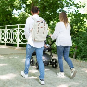 Sac à dos family club signature off white Childhome