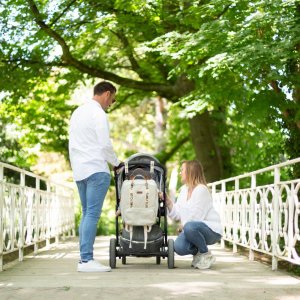 Sac à dos family club signature off white Childhome