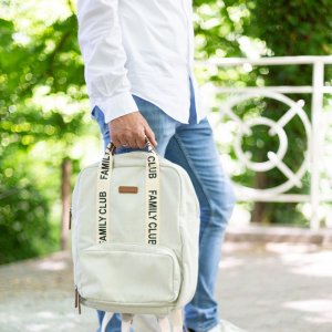 Sac à dos family club signature off white Childhome