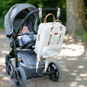 Sac à dos family club signature off white Childhome