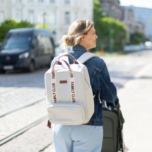 Sac à dos family club signature off white Childhome