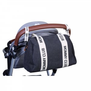 Sac à langer mommy club signature canvas noir Childhome