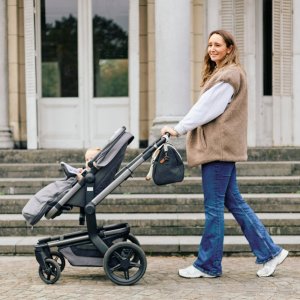 Sac à langer mommy club signature canvas noir Childhome