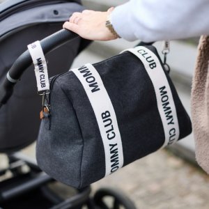 Sac à langer mommy club signature canvas noir Childhome
