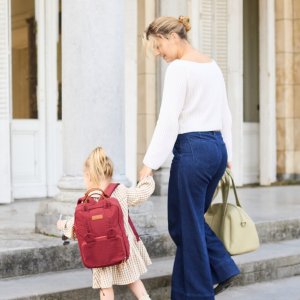 Sac à dos enfant mini club signature urban bordeaux Childhome