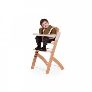 Chaise haute évolutive evosit naturel + tablette Childhome