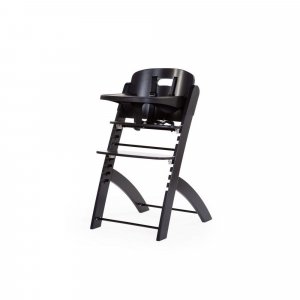 Chaise haute évolutive evosit noire + tablette Childhome