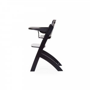 Chaise haute évolutive evosit noire + tablette Childhome