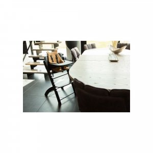 Chaise haute évolutive evosit noire + tablette Childhome