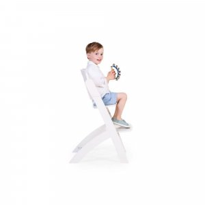 Chaise haute évolutive evosit blanche + tablette Childhome