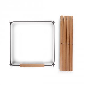 Set de pieds extra pour chaise haute evolu naturel/anthracite Childhome