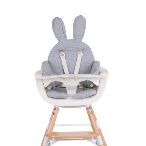 Coussin de chaise haute rabbit gris Childhome