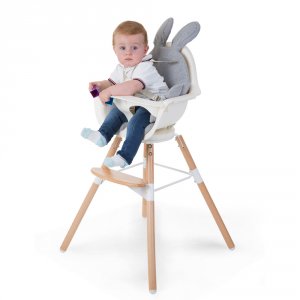 Coussin de chaise haute rabbit gris Childhome