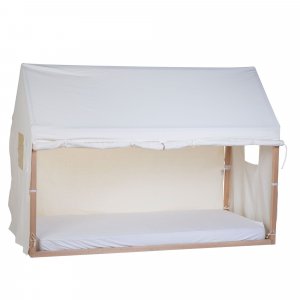 Toile pour lit cabane 90 x 200 cm blanche Childhome