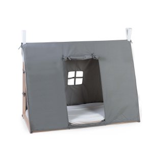 Toile de lit tipi 70 x 140 cm grise Childhome