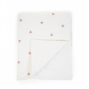 Couverture bébé coeurs 80 x 100 cm Childhome