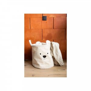 Panier de rangement teddy 40 cm écru Childhome