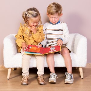 Banc pour enfants teddy blanc Childhome