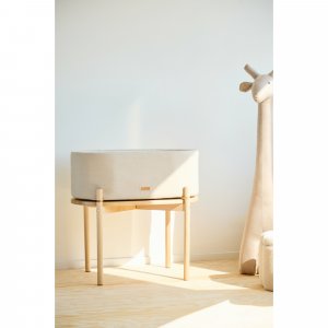 Berceau évolutif en lin beige Childhome