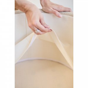 Berceau évolutif en lin beige Childhome