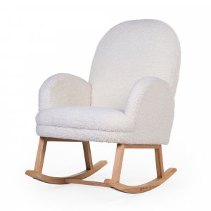Fauteuil à bascule teddy ecru Childhome