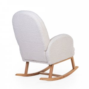 Fauteuil à bascule teddy ecru Childhome