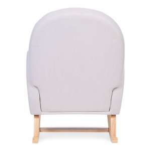 Fauteuil à bascule en lin beige Childhome