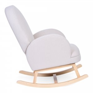 Fauteuil à bascule en lin beige Childhome
