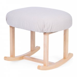 Repose-pieds à bascule en lin beige Childhome