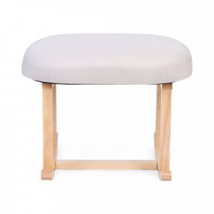 Repose-pieds à bascule en lin beige Childhome