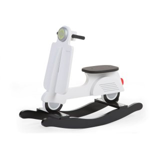 Scooter à bascule vespa blanc Childhome