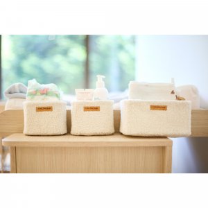 Lot de 3 paniers de rangement à suspendre Childhome