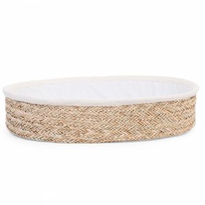 Panier à langer avec matelas 70x50cm sea grass Childhome