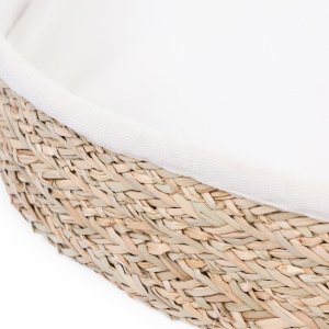 Panier à langer avec matelas 70x50cm sea grass Childhome