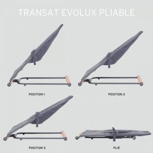 Transat evolux pliable anthracite Childhome
