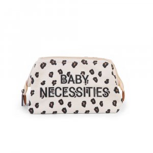 Trousse de toilette bébé canvas léopard Childhome