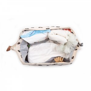 Trousse de toilette bébé canvas léopard Childhome