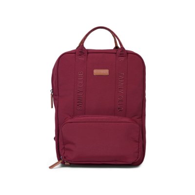 Sac à dos family club signature urban bordeaux