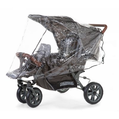 Housse de pluie pour poussette de bébé, en maille respirante, avec  fermeture éclair latérale, haute transparence, Compatible Yoyo Yoya Cybex  Bugaboo - AliExpress