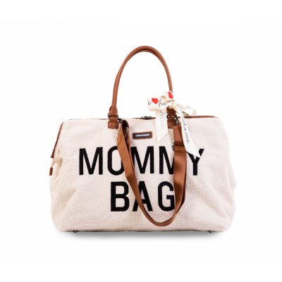 Sac à langer mommy bag teddy écru