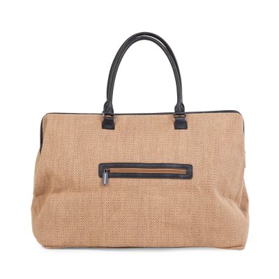 Sac à langer mommy bag raffia