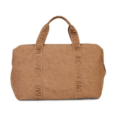 Sac à langer mommy bag signature prestige noisette