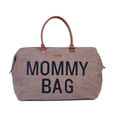 Sac à langer mommy bag teddy brun doux